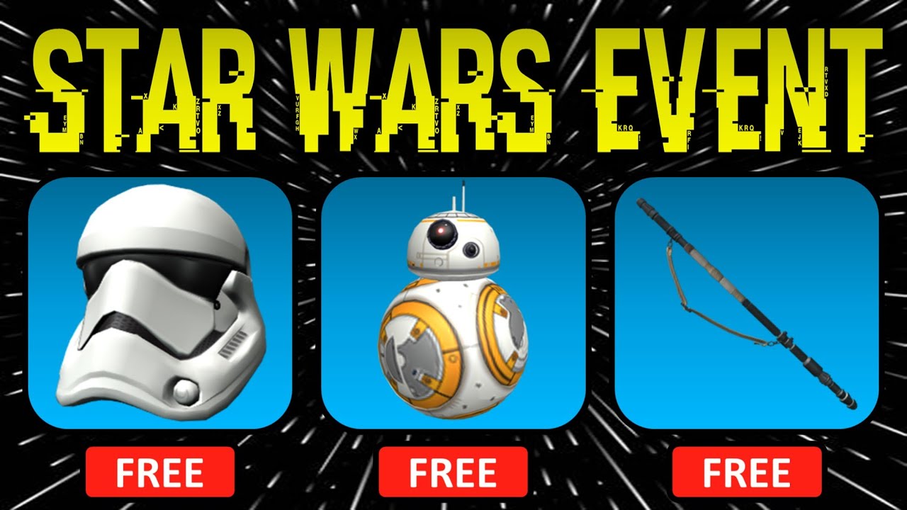 Roblox Star Wars Event Get 3 Prizes Now Youtube