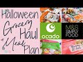 OCADO MARKS AND SPENCER GROCERY HAUL & MEAL PLAN 2020 | M&S HALLOWEEN TREAT IDEAS | MUMMY OF FOUR UK