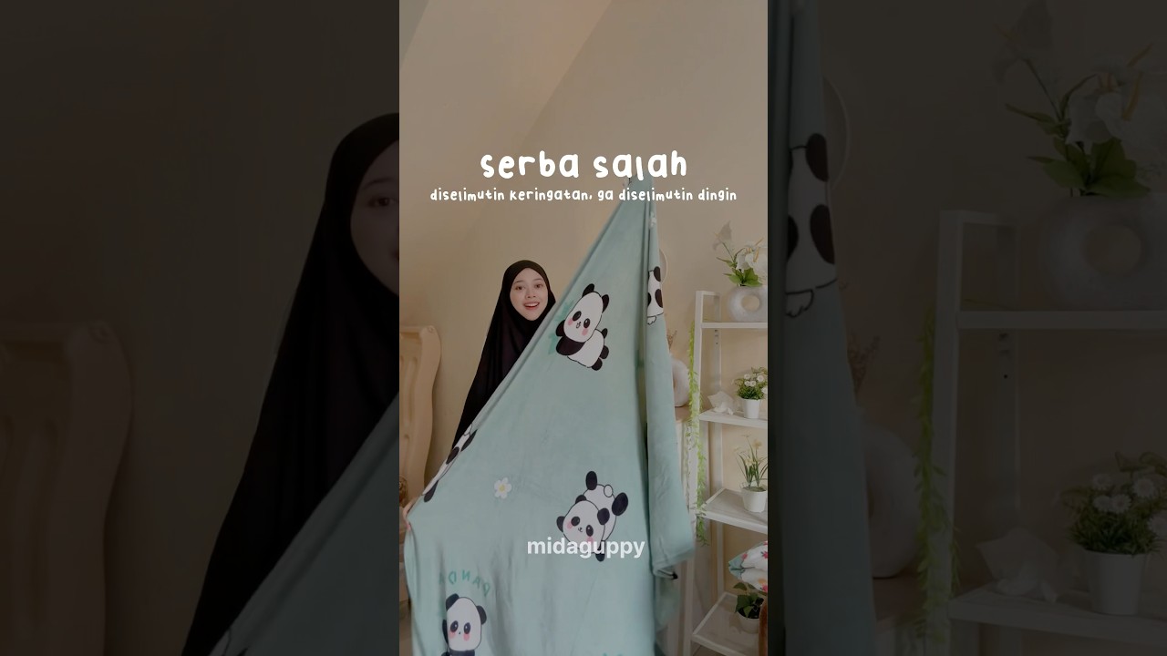 Selimut bulu cocok buat anak karakter lucu