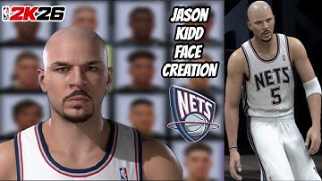 Jason Kidd Face Creation NBA 2K26