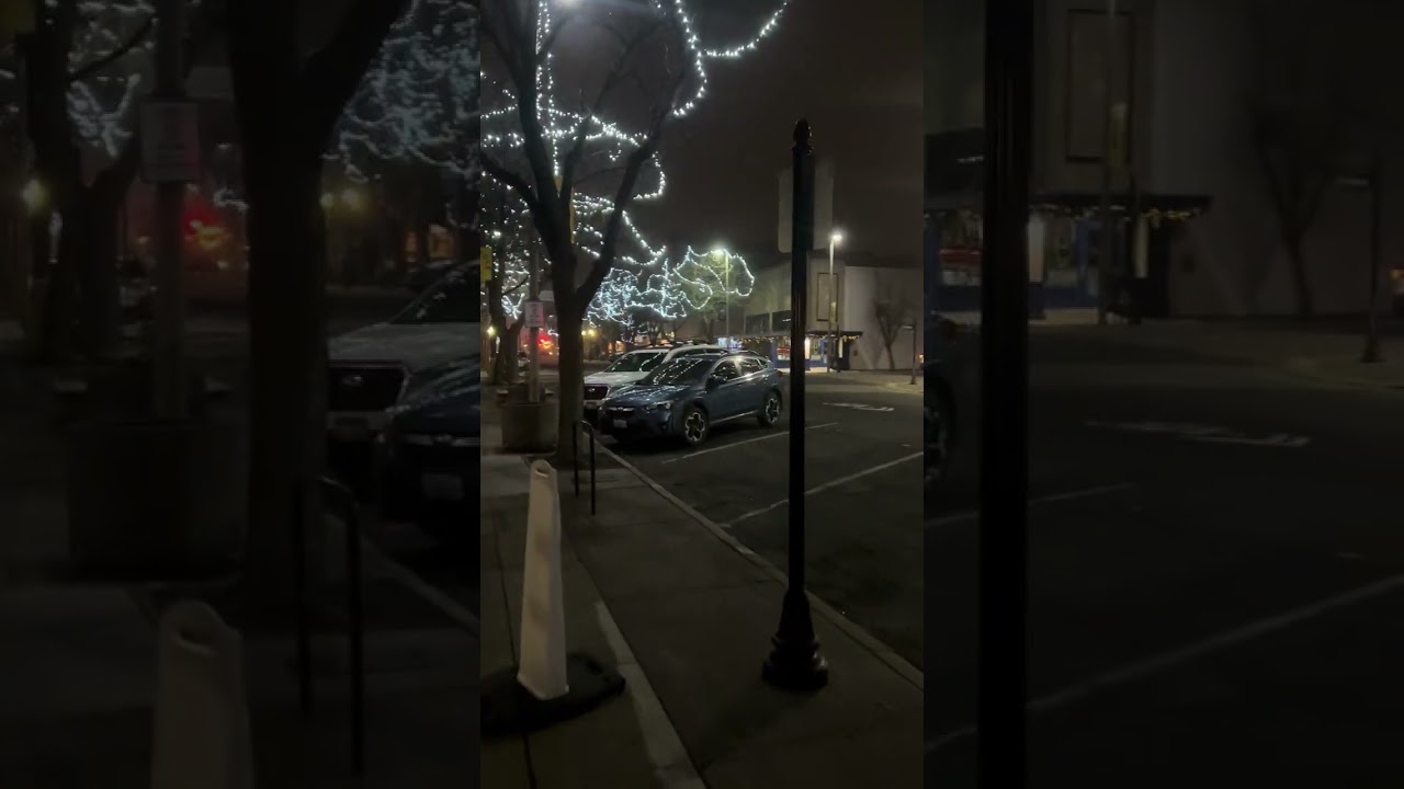 Downtown Moscow Idaho in Early December