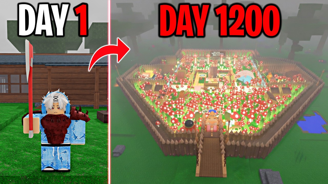 1200 Days to Build a Best Base in 99 Nights in The Forest