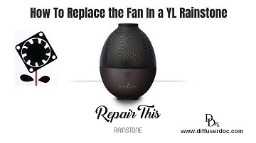 How to replace the fan in a Young Living Rainstone essential oil diffuser.