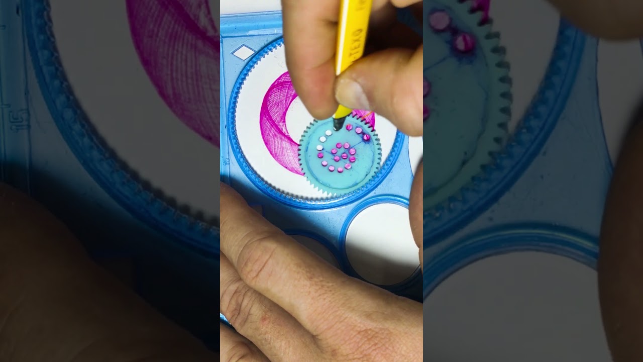 The spirograph I enjoyed in my childhood #shorts #asmr