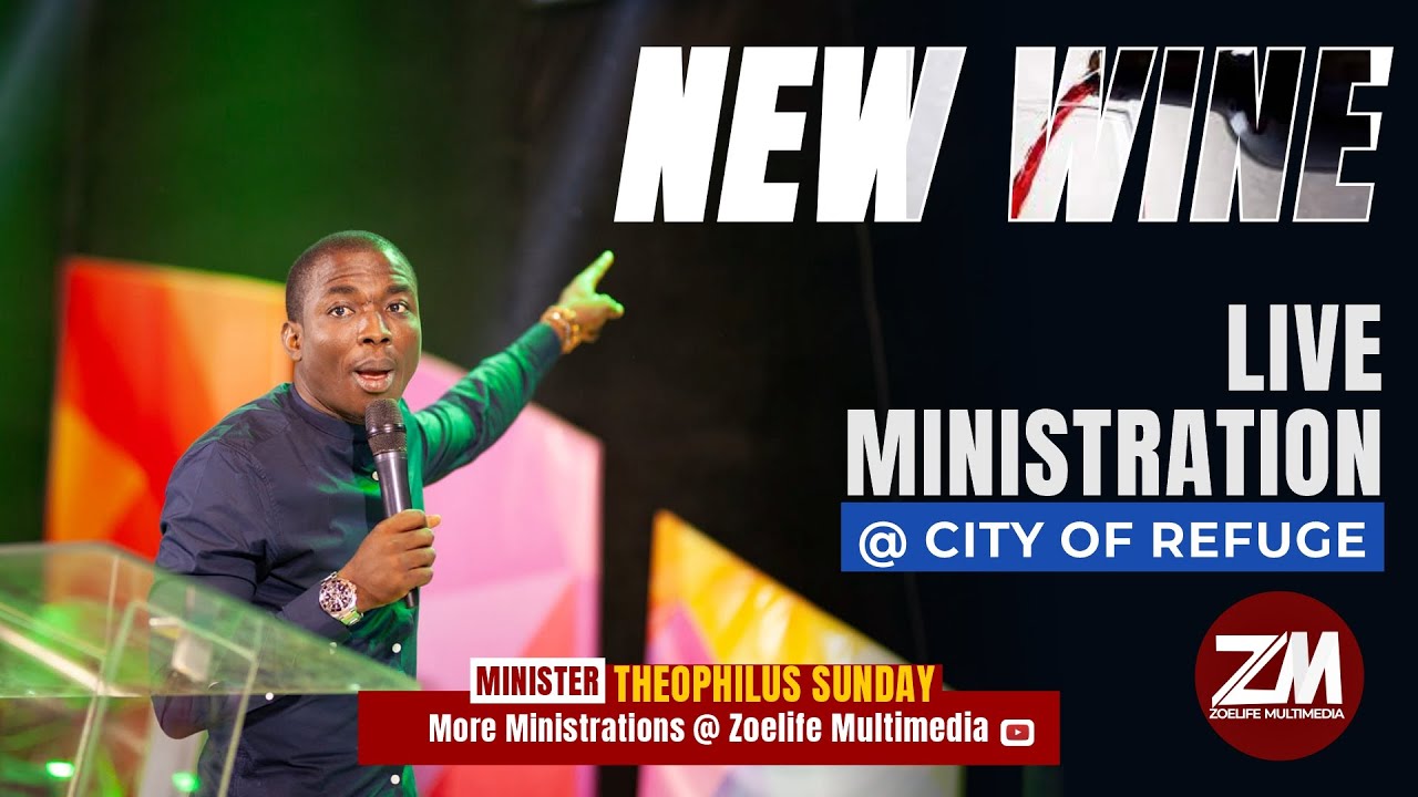 New Wine: Min Theophilus Sunday Live @ City of Refuge || See the Ambience of His Presence