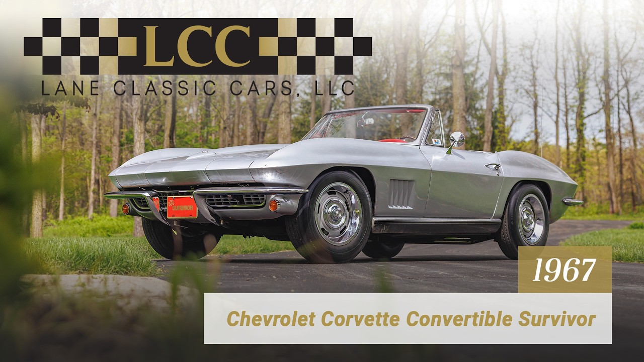1967 Chevrolet Corvette Convertible Survivor | For Sale - YouTube