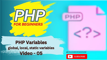Understanding PHP Variables in Urdu / Hindi with English Subtitles Vdo-05  | CSlearninghouse