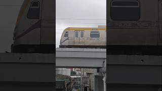 [60 FPS] LRT-2 Trainset 8 approaching Recto Turnback #ytshorts #lrt #railway #fypシ