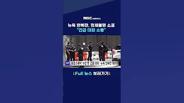 뉴욕 한복판 정체불명 소포 긴급 대피 소동 