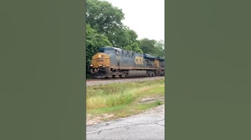 Amazing NF K5HL Doppler effect on CSX 5278 as it leads I026 #shorts