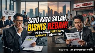 Satu Kata Salah Bisnis Rebah Ini Bedanya Presisi vs Bahaya Terjemahan #viral #jangkargroups #fyp