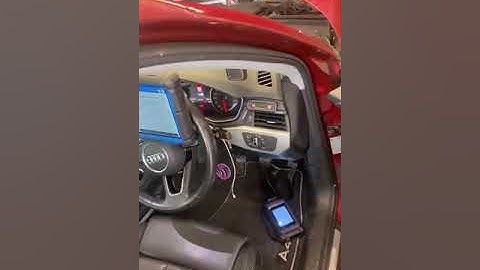 Audi A4 In this morning for a custom stage one remap and carbon clean