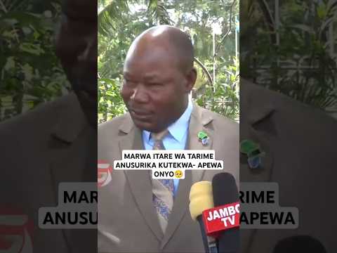 MARWA ITARE WA TARIME ANUSURIKA KUTEKWA APEWA ONYO Waitara Ccm Breaking Utekaji Globaltv