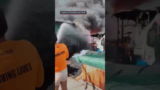 Fire hits the area of Isla Puting Bato in Tondo