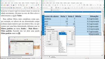 LibreOffice Calc - Parte 08 - filtros