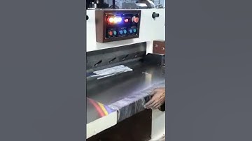Sujata Semi Automatic Paper Cutting SSEMC 36 final trials before dispatch to Gujarat  #notebook