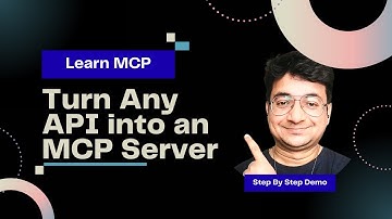 Build Your First MCP Server from an Existing API (Step-by-Step)