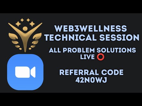 web3wellness Technical Session Zoom Live 28/06/2023   #jw #web3wellness #web3