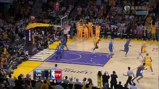 2009/6/05 Lakers vs Magic NBA Final Game 1 Bynum's performance (HD)