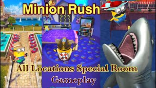 Minion  Rush All Locations Special Room Gameplay