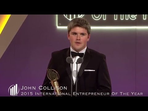 Βίντεο: Ο 27χρονος δισεκατομμυριούχος John Collison χαρακτηρίζει την επιτυχία του στους υπαλλήλους του και την τύχη