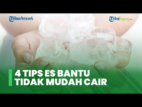 Lakukan 4 Tips Berikut Ini untuk Menyimpan Es Batu agar Tidak Mudah Mencair