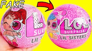 LOL Surprise Custom Fake Lils Sister Doll + Fuzzy Pets Basket | Toy Egg Videos