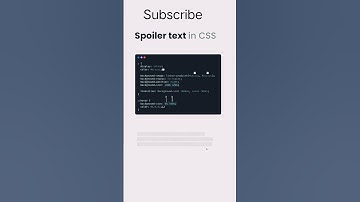 Crast A Spoiler Text In css #html #cssproperty #shorts #viralvideo #programming #img #spoiler #js