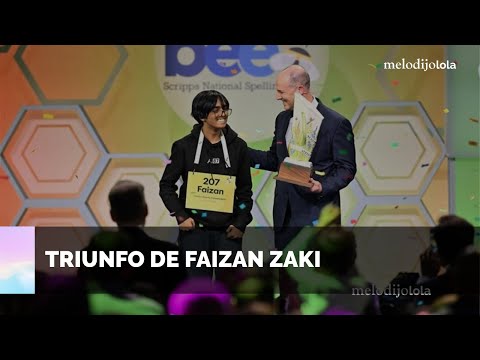 Faizan Zaki: de subcampeón a campeón del Spelling Bee 2025 | melodijolola