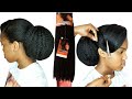 NATURAL HAIRSTYLE 🔥| BRIDAL UPDO FOR NATURAL HAIR