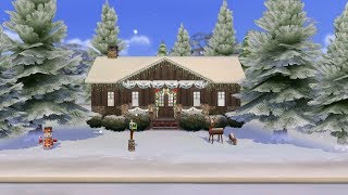 Christmas Cabin | The Sims 4: Speed Build