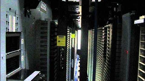 IBM TS3500 robots (scanning barcodes of cartridges)