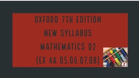 Expansion and Factorization of Algebraic Expressions Ex 4a Q5,Q6, Q7, Q8 NSM2 (D2)|Study Room
