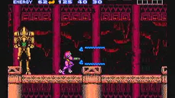 Super Metroid Golden Torizo Sub Boss Fight