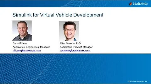 Simulink for Virtual Vehicle Development