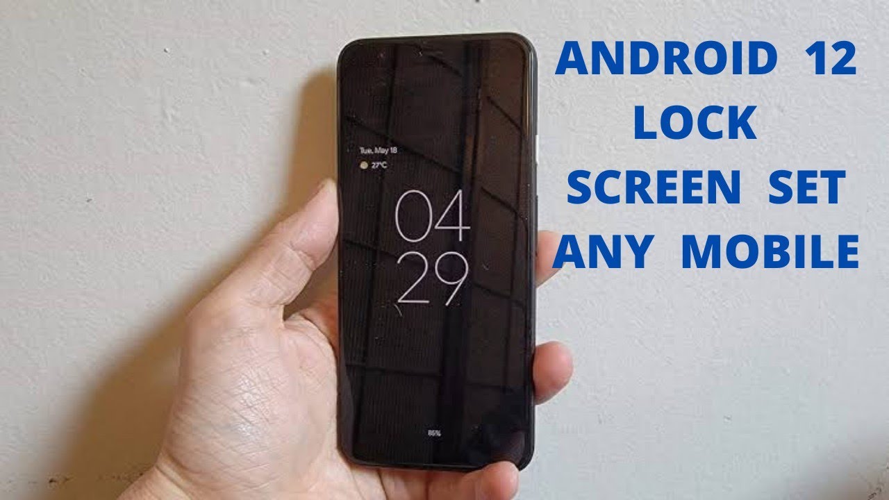 Android 12 Lock Screen And Music Visual Set Any Android Mobile | Android 12 Lock Screen