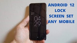 Android 12 Lock Screen And Music Visual Set Any Android Mobile | Android 12 Lock Screen screenshot 4