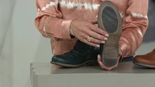 Miz Mooz Leather Ruched Ankle Boots - Layla on QVC