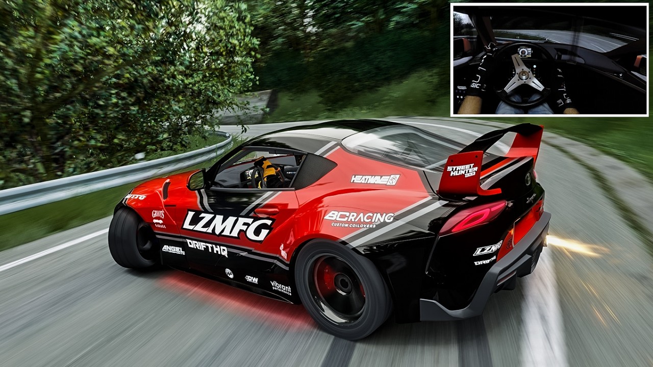 Adam LZ's 4 Rotor Supra Touge Drifting l (4K) Assetto Corsa