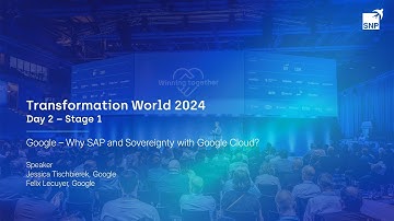 TW24 I Why SAP and Sovereignty with Google Cloud?