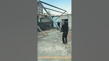 Satisfying Steel Frame Fail: Watch a Huge 6m Frame Collapse During Lifting! 🌾🦀↓