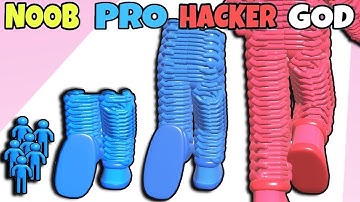 NOOB vs PRO vs HACKER vs GOD Human Giant 3D