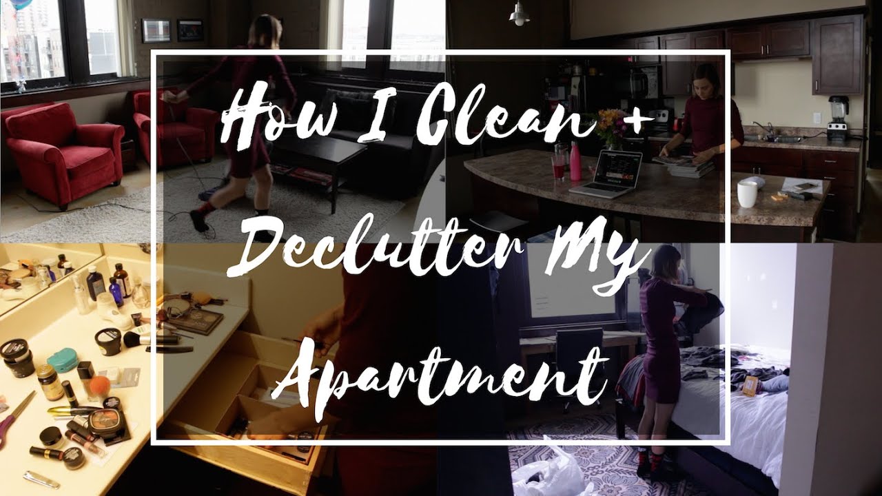 How I Clean + Declutter My Apartment - YouTube How I Clean + Declutter My Apartment - YouTube