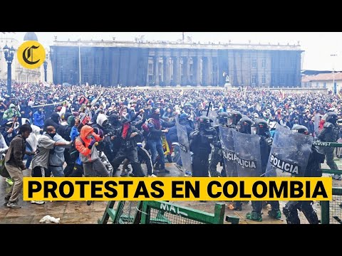PROTESTAS EN COLOMBIA por reforma tributaria en medio de un grave repunte de casos de coronavirus