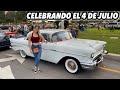 Celebrando el 4 de Julio con autos clásicos de los años 1950 - @Generation Oldschool Español