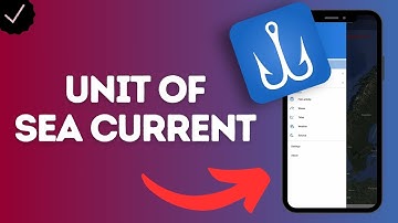 How to Set the Measurement Unit of Sea Current in Fishing Points App