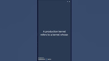 How to ID a production kernel #linux #cybersecurity