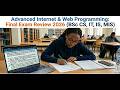 The Ultimate Web &amp; Advanced Internet Programming Final Exam Review||2026