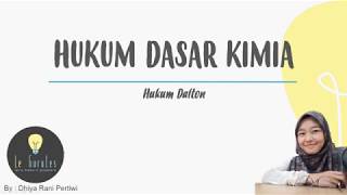 Kimia SMA - Hukum Dasar Kimia (3) - Hukum Dalton, Soal Hukum Dalton (D)