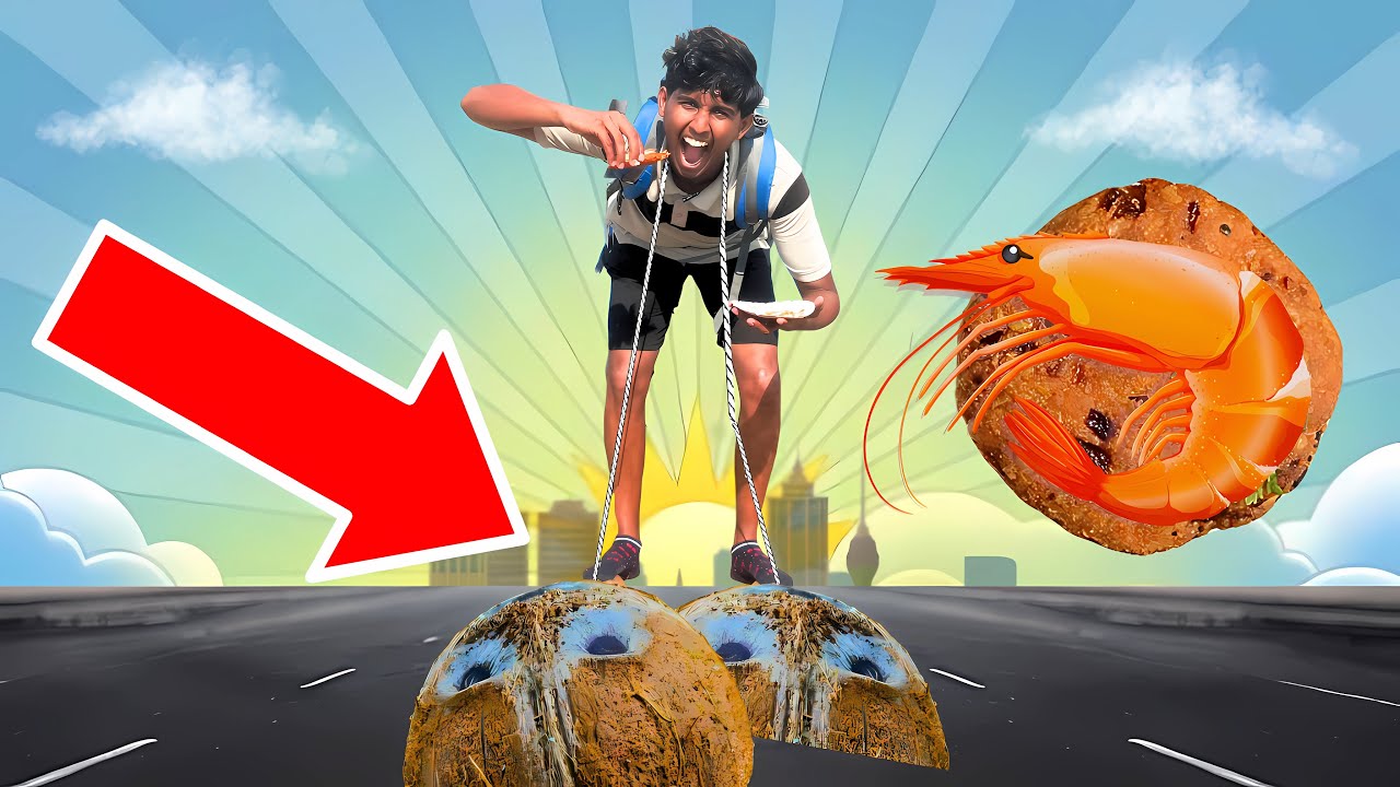 පොල්කටු දෙකකින් ගිහින් Galle Face ඉස්සො වඩේ කෑවා | HashanKp